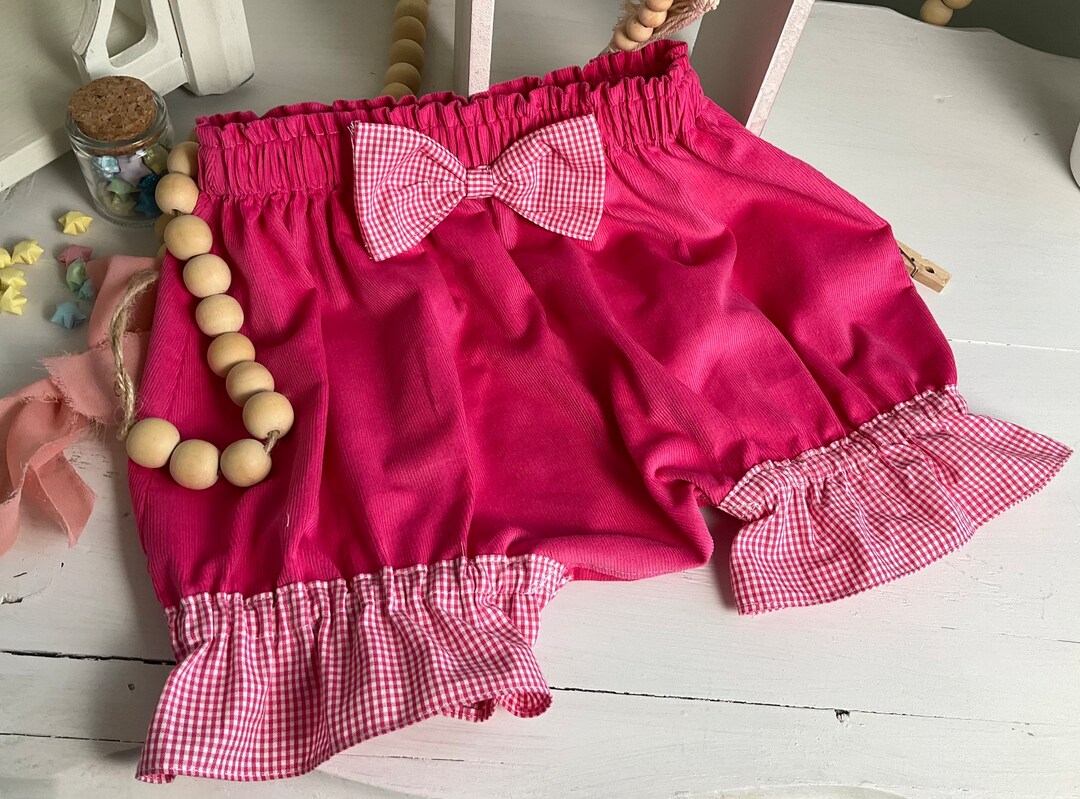 Babyhug 100% Cotton Antibacterial Bloomers Pack of 3 Butterfly Print - Pink & Green main image 1