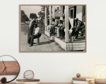 Vintage Barber Photo, 1939, Printable, Barber Picture, Barbershop Art, Instant Download