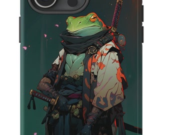 Ninja Frog Tough Phone Case: Frog Lover Gift
