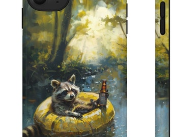Fun Raccoon Phone Case for iPhone Pixel and Galaxy Tough Case Raccoon Samsung Trash Panda Galaxy Case Google Pixel Phone Case iPhone Case