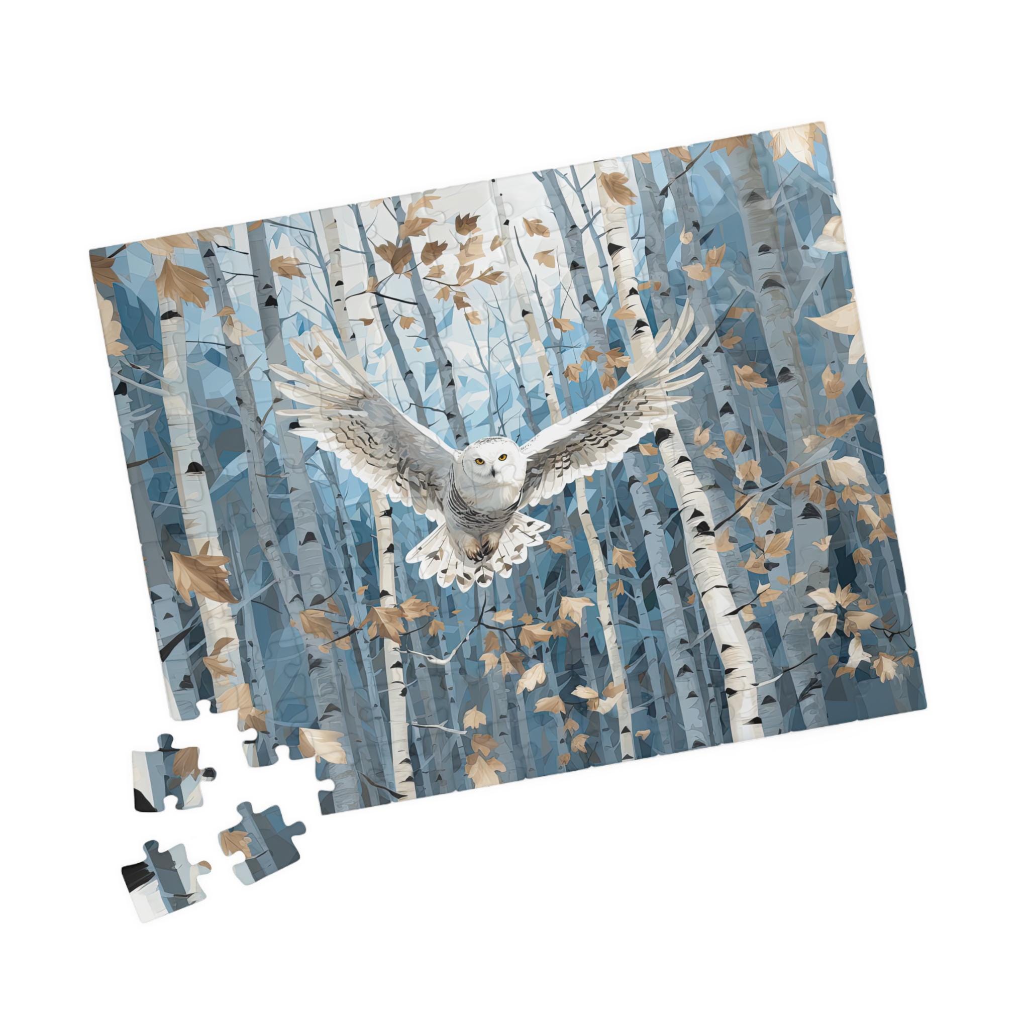 Snowy Owl Puzzle (110, 252, 500, 1014-piece) Owl Lover Gifts, Owl Gift,  Owl Jigsaw Puzzle,  Snowy Owl Jigsaw Puzzle for Gift Puzzle 1000