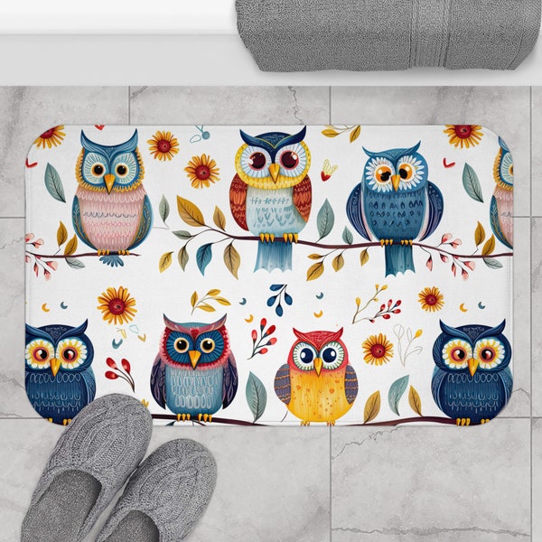 Owl Bathroom Decor Etsy