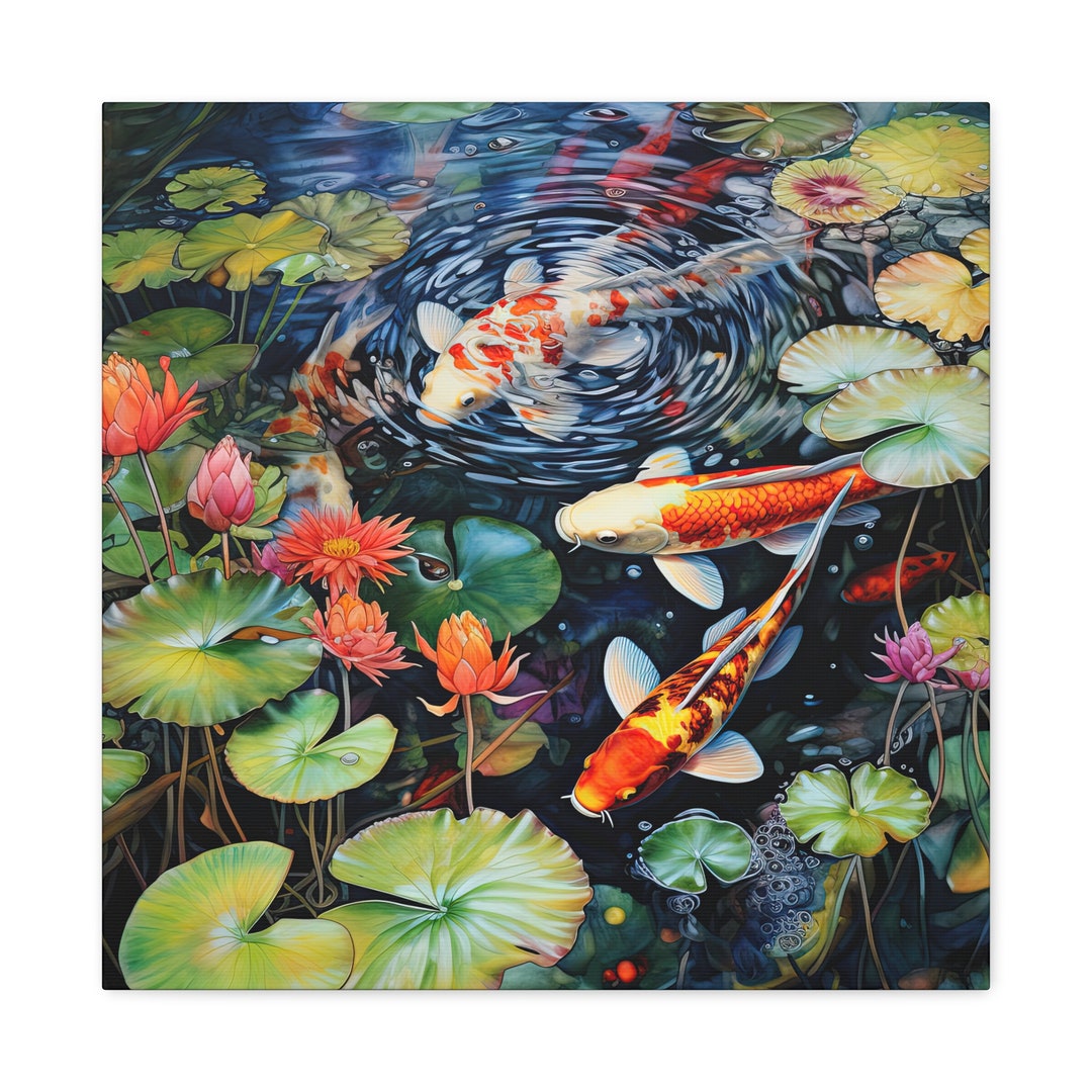British Steel Koi Carp Fish Wall Art – Japanese Home Decor, Unpolished Steel, Indoor/Outdoor – Made In UK