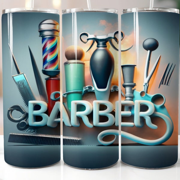 Barber Tumbler PNG, Barbershop, Barber, Favorite Barber, Barber Shop, Get Faded, 20oz Tumbler Sublimation Design, Digital Download, PNG