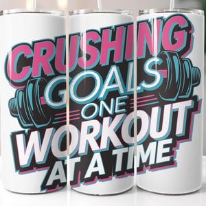 Gym Png | Fitness Sublimation Design | Gym Life | 3D Bundle Fitness Tumbler Wrap Design | Gym Tumbler Wrap | 20Oz Gym Motivational Tumbler