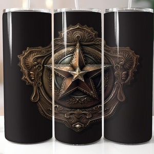 Sheriff Badge 20oz Skinny Tumbler Template, Sublimation, Waterslide, Clipart ,PNG Digital Download , Deputy Wife Police  PNG, Police Wife