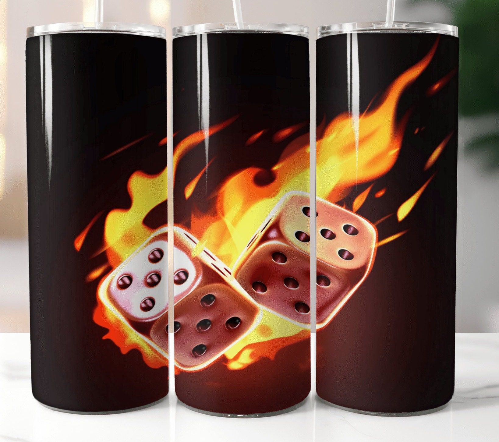 3d Dice Tumbler Wrap, Dice Tumbler Wrap, Tumbler Wrap, 20oz Tumbler