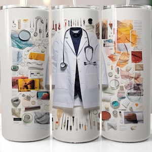 Doctor tumbler design, Amazing Doctor 20 oz skinny tumbler png sublimation design download, Doctor tumbler wrap, 20 oz tumbler designs,