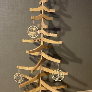 Étiquette de cadeau en bois - Étiquette en bois personnalisée