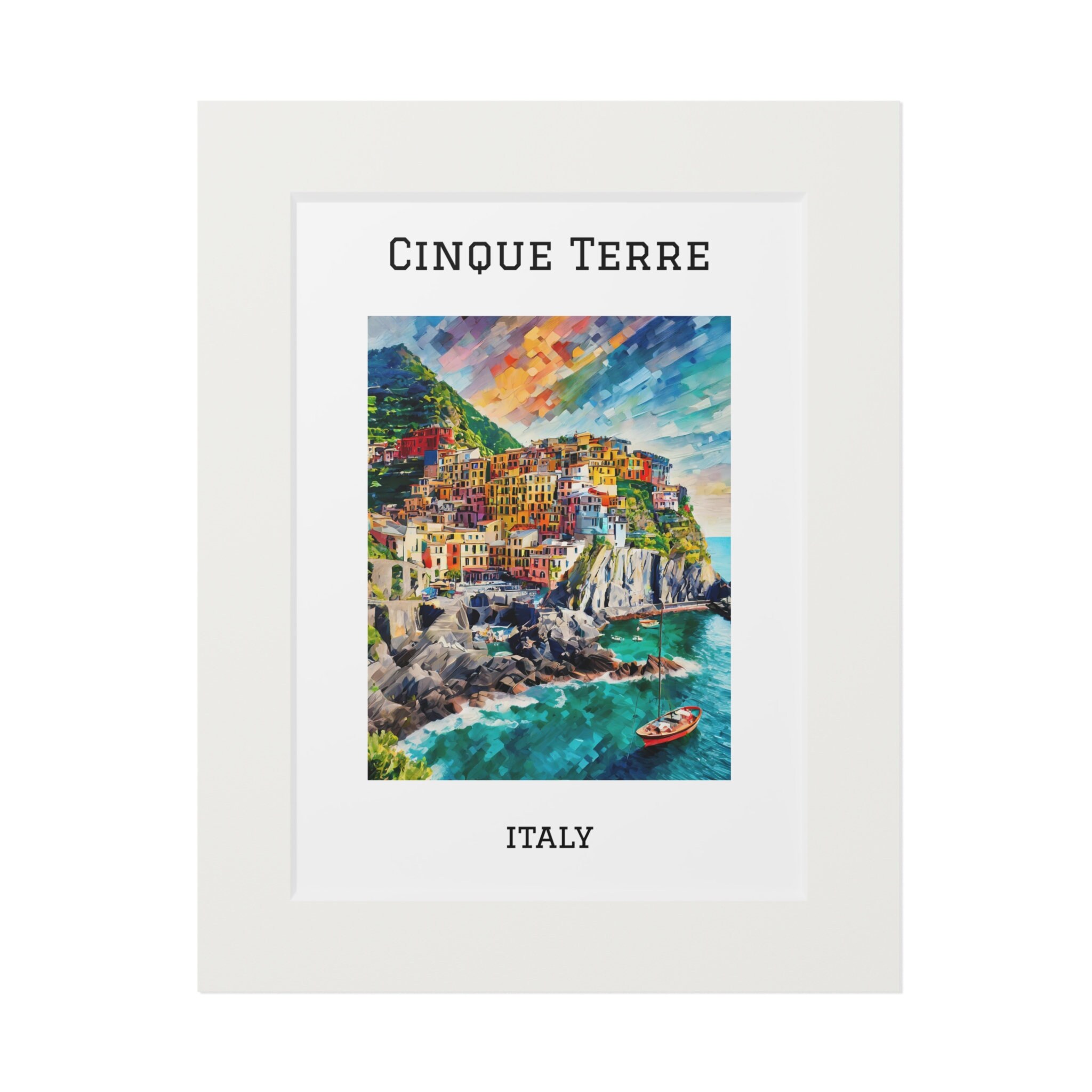 Cinque Terre Art, Cinque Terre Poster, Italy Poster, Italy Wall Art ...