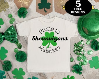 St Patricks Day Sublimationsdesign, St Patricks png, lustiges St Patricks png, malarkey png, Shenanigans png, lustiges St Patricks Shirt png