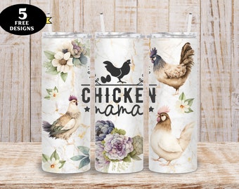 Chicken Tumbler, Chicken Mama Tumbler png, chickens 20oz Tumbler png, Chicken lady Sublimation Tumbler Wrap, 20oz Tumbler wrap