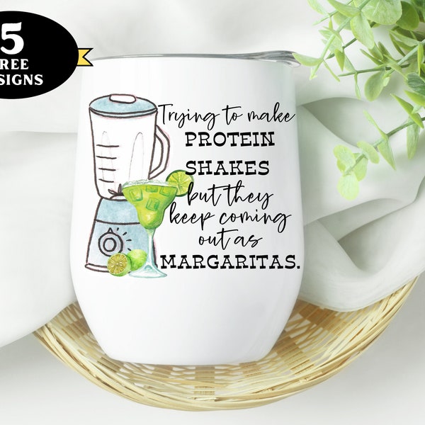 Funny Kitchen Towel png, Funny Alcohol Margarita towel png, Margarita Towel png, Funny margarita png, Trying to Make Protein Shakes png