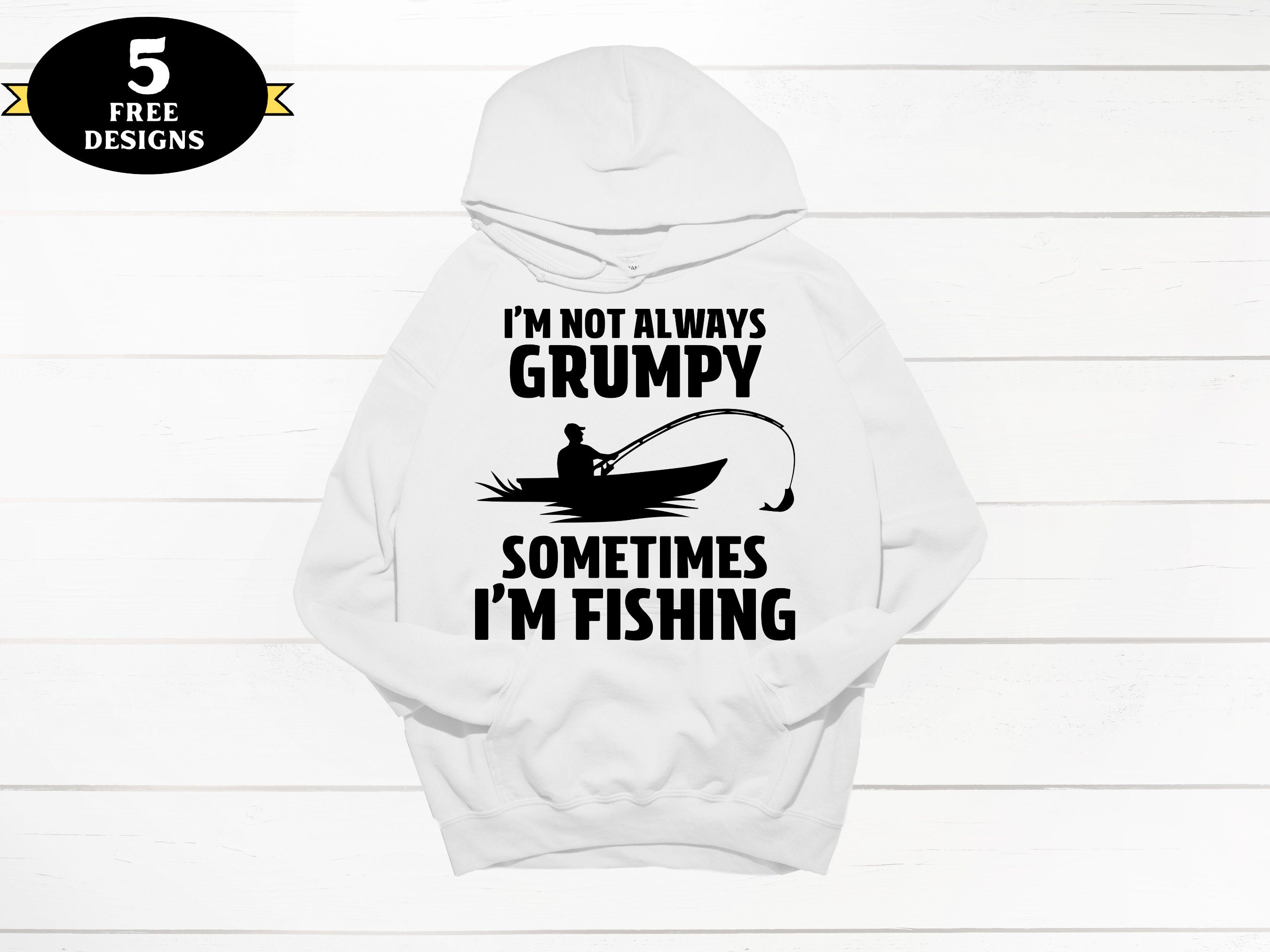 Funny Fishing Sublimation Design, Im Not Always Grumpy Sometimes Im Fishing Png,  Fishing Hat Png, Fisherman Png, Funny Fishing Png 