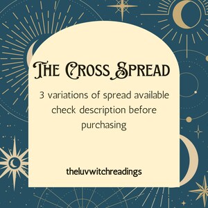 The Cross Spread Psychic Reading Tarot and Oracle
