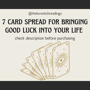 Jeu de 7 cartes pour apporter de la chance dans votre vie