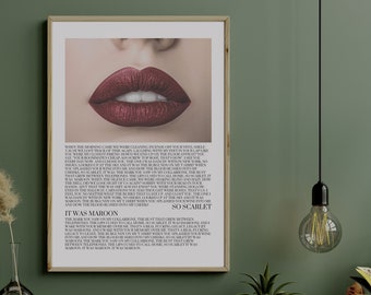 Maroon - Midnights Poster