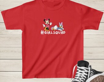 Minnie Mouse & Daisy Duck niños camiseta-Disney Vacation camiseta-#girlsquad camiseta-Disney Kids camiseta- Fun Disney Kids camiseta-Disney Characters