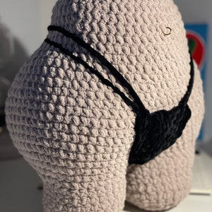 Crochet Booty Pillow, Big Butt Pillow, Booty Pillow, Ready to ship