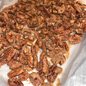 Cinnamon & Sugar Candied Pecans