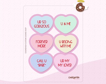 TS Conversation Heart Multi Cutter .STL + 3. JPG Eddie Images! Instant download!