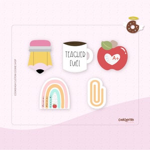Cute Mini Teacher Set Cookie Cutter .Stl | Instant download!