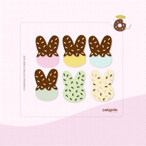 Peep Bunny Candy Cookie Cutter .Stl / Download istantaneo!