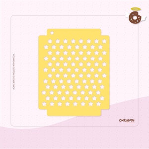 Digital: Little Star Sprinkle Stencil ( 3 sizes) - STL File for 3D Printing | Digital Download Sprinkle Stencil