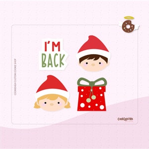 Mini I&#39;m Back Elf Cookie Cutter .Stl | Instant download!