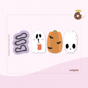Skinny Halloween Set Cookie Cutter .Stl | Instant download!