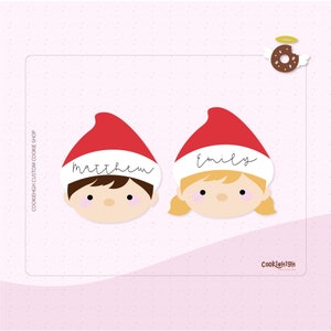Modern Elf Face Cookie Cutter .Stl | Instant download!