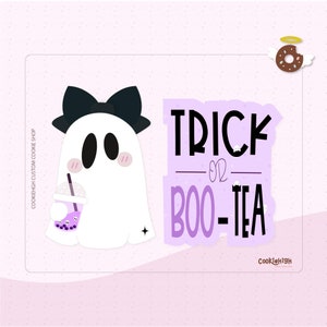 Boo-Tea Ghost Set Cookie Cutter .Stl | Instant download!