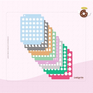 Digital: Christmas Sprinkles Pack - 3D Printing STL File | Stencil STL Files | Sprinkles Stencil Digital Download