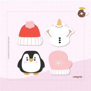 Cute Winter Cookie Cutters .Stl | Instant download!