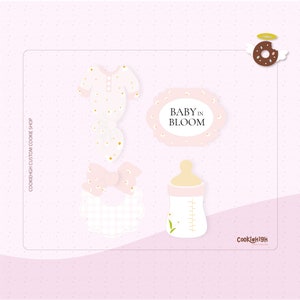 Baby Bloom Set Cookie Cutter .Stl | Instant download!