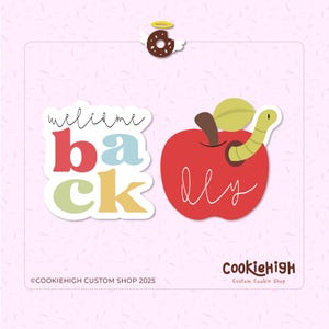 Welcome back! Medium set of 2 cookie cutters. STL + PNG image of Eddie! | Instant download!
