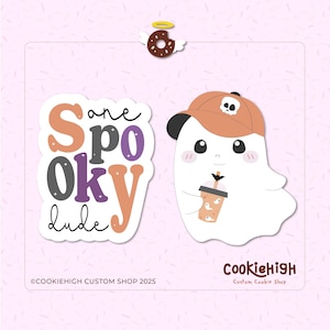 One Spooky Dude Halloween Set with 2 .Stl Cookie Cutters + 4 Eddie PNG Images! | Instant Download!