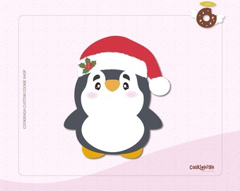 Winter Penguin Cookie Cutter .Stl | Instant download!