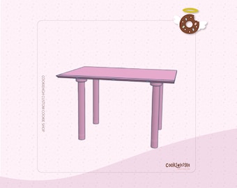 Digital: Heat Sealer Table 2-1 for Cookie Packaging  .Stl | 2 sizes |  Instant download!