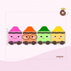 Mini Crayon Set Cookie Cutter .Stl | Instant download!