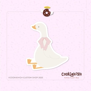 Foremka do ciastek Coquette Goose w formacie .Stl + PNG przedstawiająca Eddiego! | Natychmiastowe pobranie!