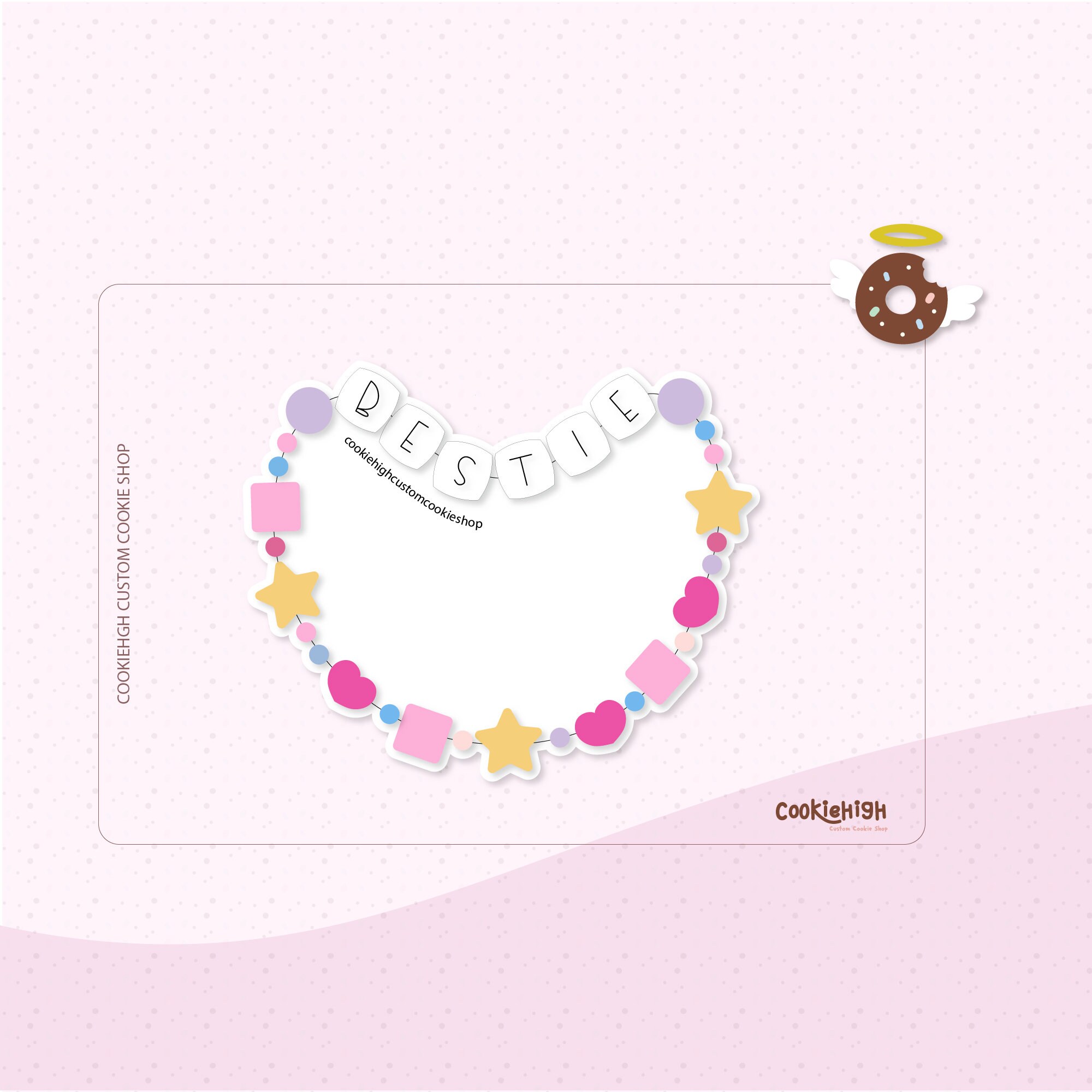 Friendship Bracelet Cookie Cutter .Stl | Instant download!