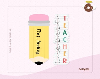 Teacher Cookie Cutter Set STL | Gift for Teacher (Digital Download)