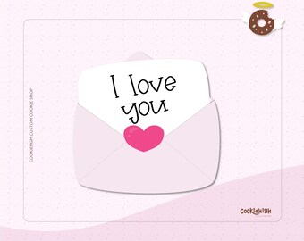 Valentine Letter Cookie Cutter Set .Stl + PNG Image of Eddie! | Instant download!