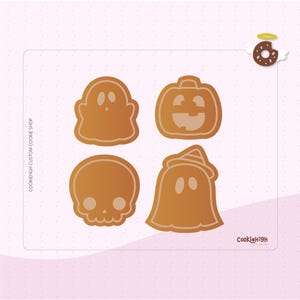 Halloween Cookie Cutter Stamp Kit – Spooky Designs (Digital Download)
