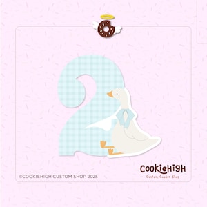 Foremka do ciastek Two Goose Party Plaque w formacie Stl + PNG przedstawiająca Eddiego! | Natychmiastowe pobranie!