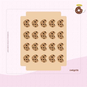 Digital: Cookies Sprinkles 2 pieces STL File for 3D Printing | Stencil STL files |  Digital Download Sprinkle Stencil