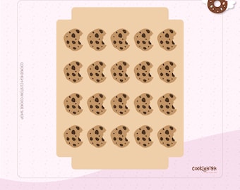 Cookie Sprinkles Stencil STL File: 3D Printing Template (Digital Download)