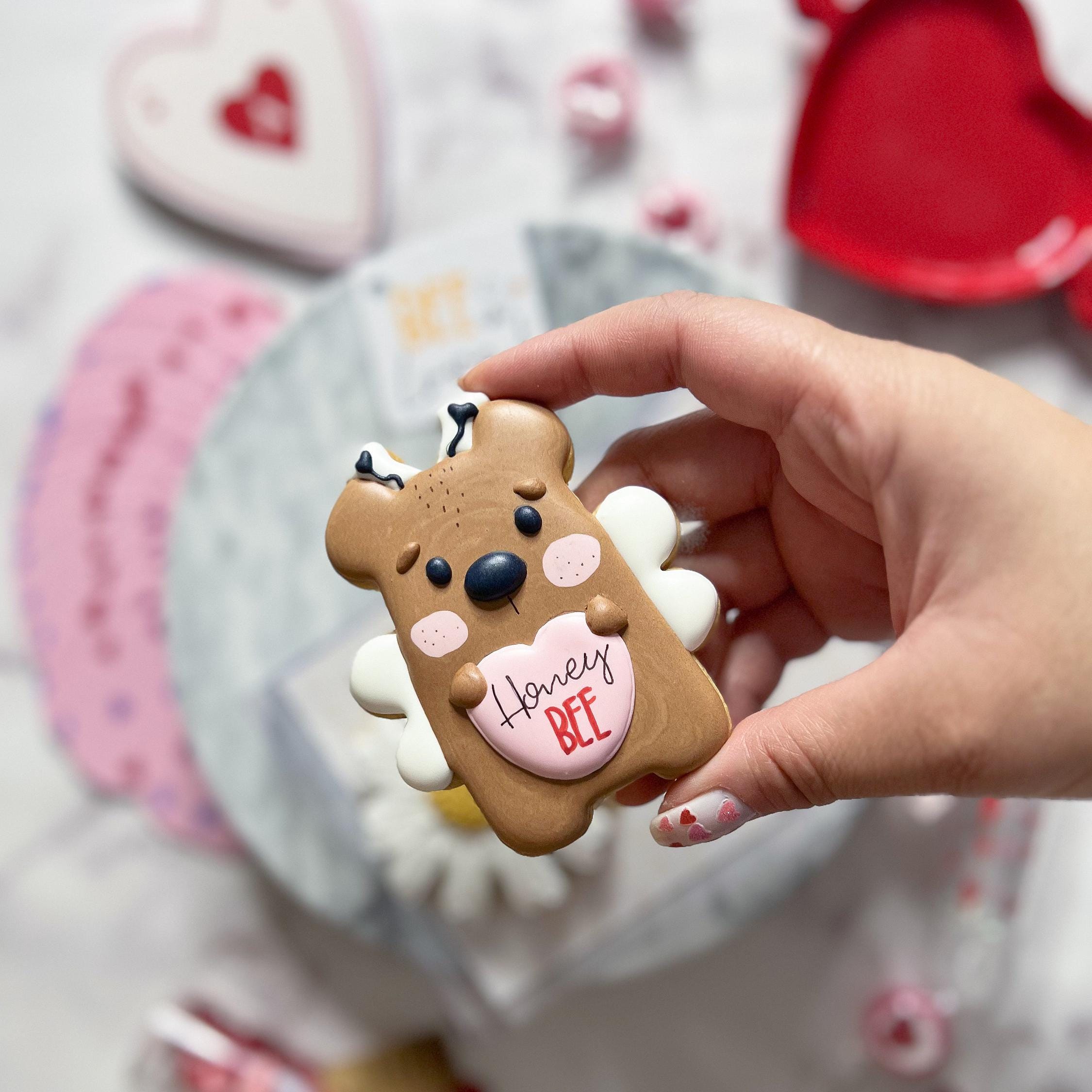 Honey Bear Cookie Cutter .STL File + PNG/JPG Edible Print! Instant ...