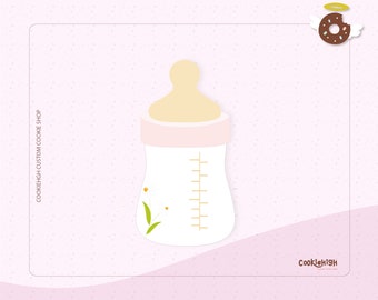 Baby Bottle Cookie Cutter .Stl | Instant download!